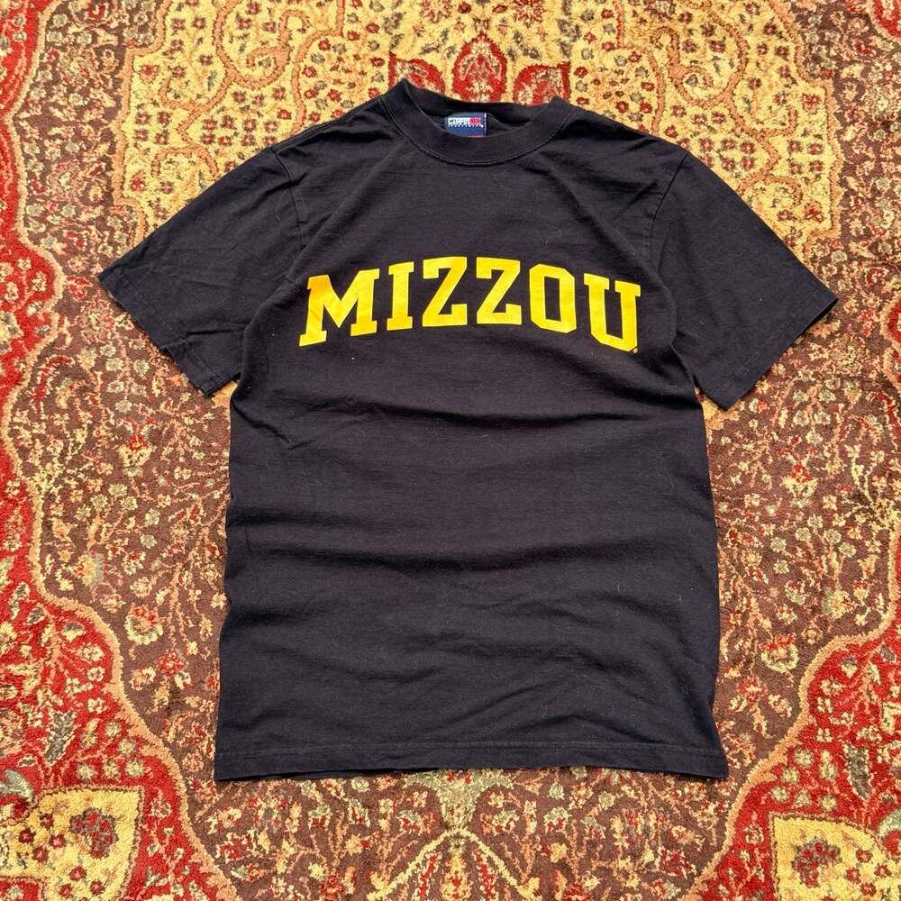 Campus One Sportswear Mizzou Black Short Sleeve T-Shirt Size S